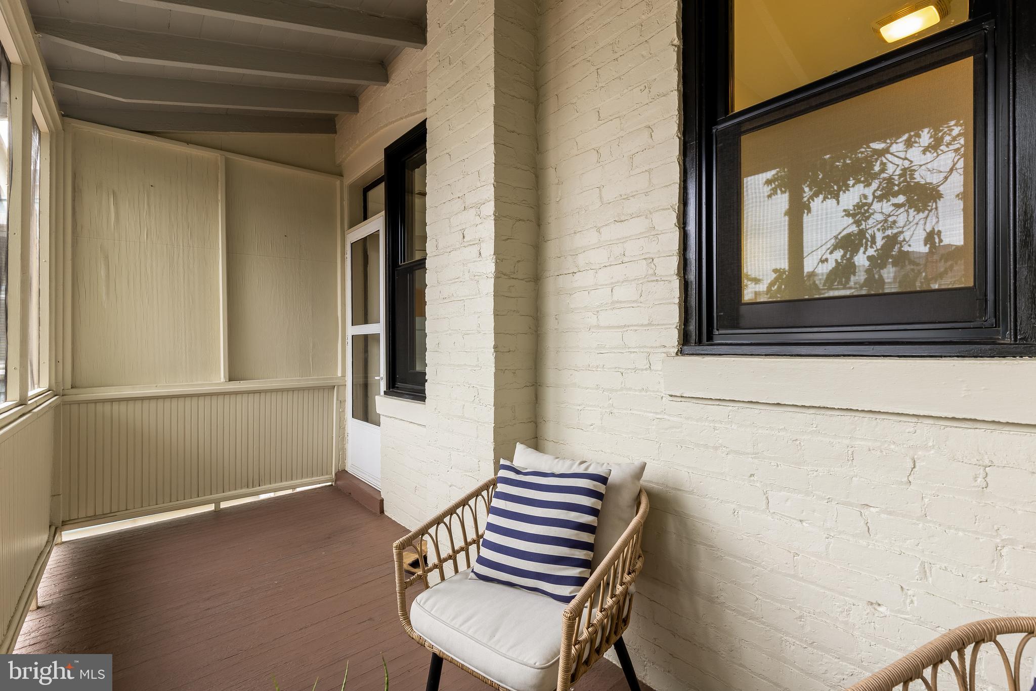1360 Spring Road Northwest Washington, DC 20010 - Photo 22 of 51 Back Porch
