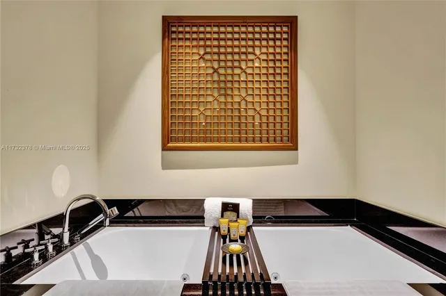 a close view of sink