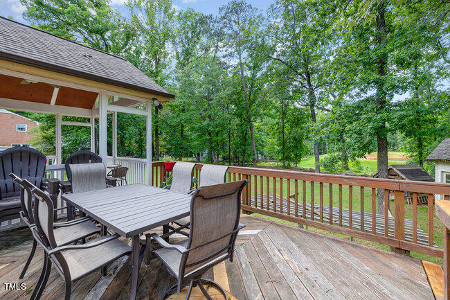 3610 Randolph Road Durham, NC 27705 - Photo 22 of 29 a view of a wooden deck with furniture