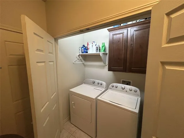 a room with storage and utility