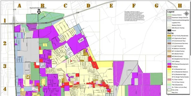 a view of a swimming pool with a yard