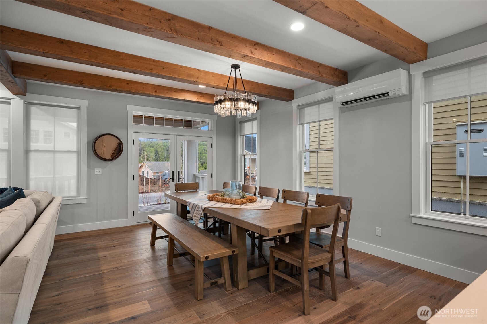 367 Compass Street Pacific Beach, WA 98571 - Photo 5 of 38 a view of a dining room with furniture and window