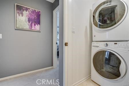 865 Orchid Way, Unit B Azusa, CA 91702 - Photo 9 of 12 a view of a hallway with washer and dryer