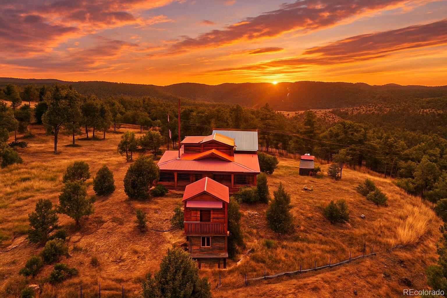 31300 Timber Canyon Road Trinidad, CO 81082 - Photo 2 of 50 a view of a town with mountains in the background