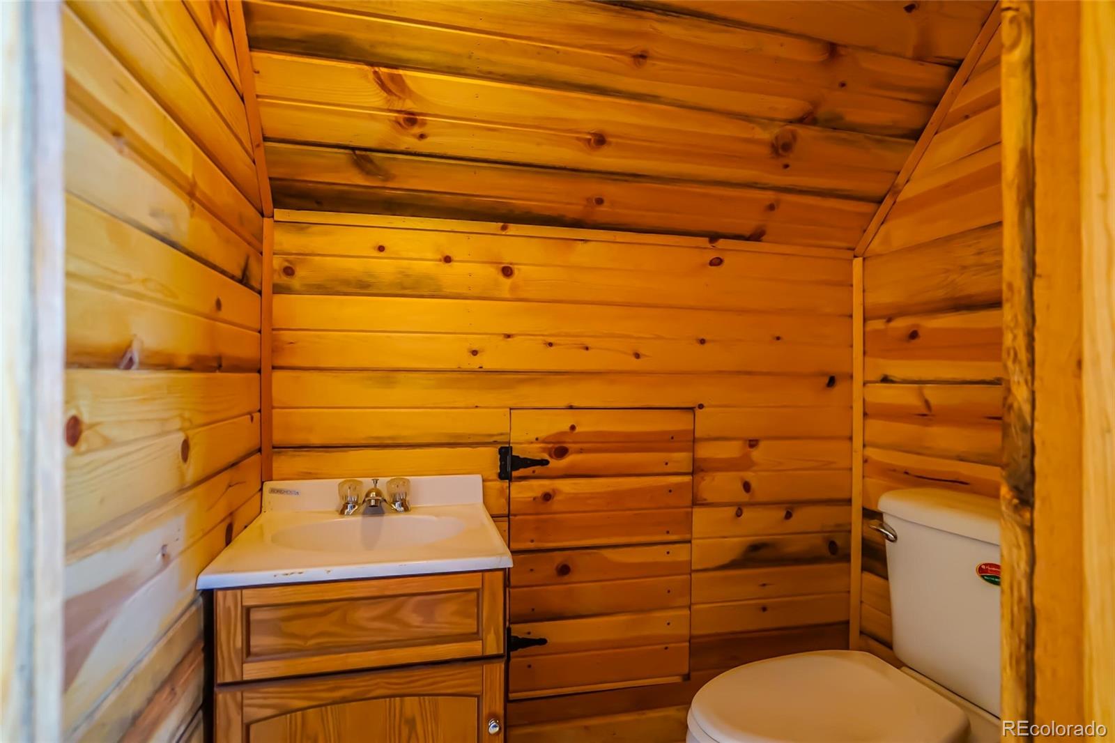 31300 Timber Canyon Road Trinidad, CO 81082 - Photo 36 of 50 a bathroom with a sink and toilet