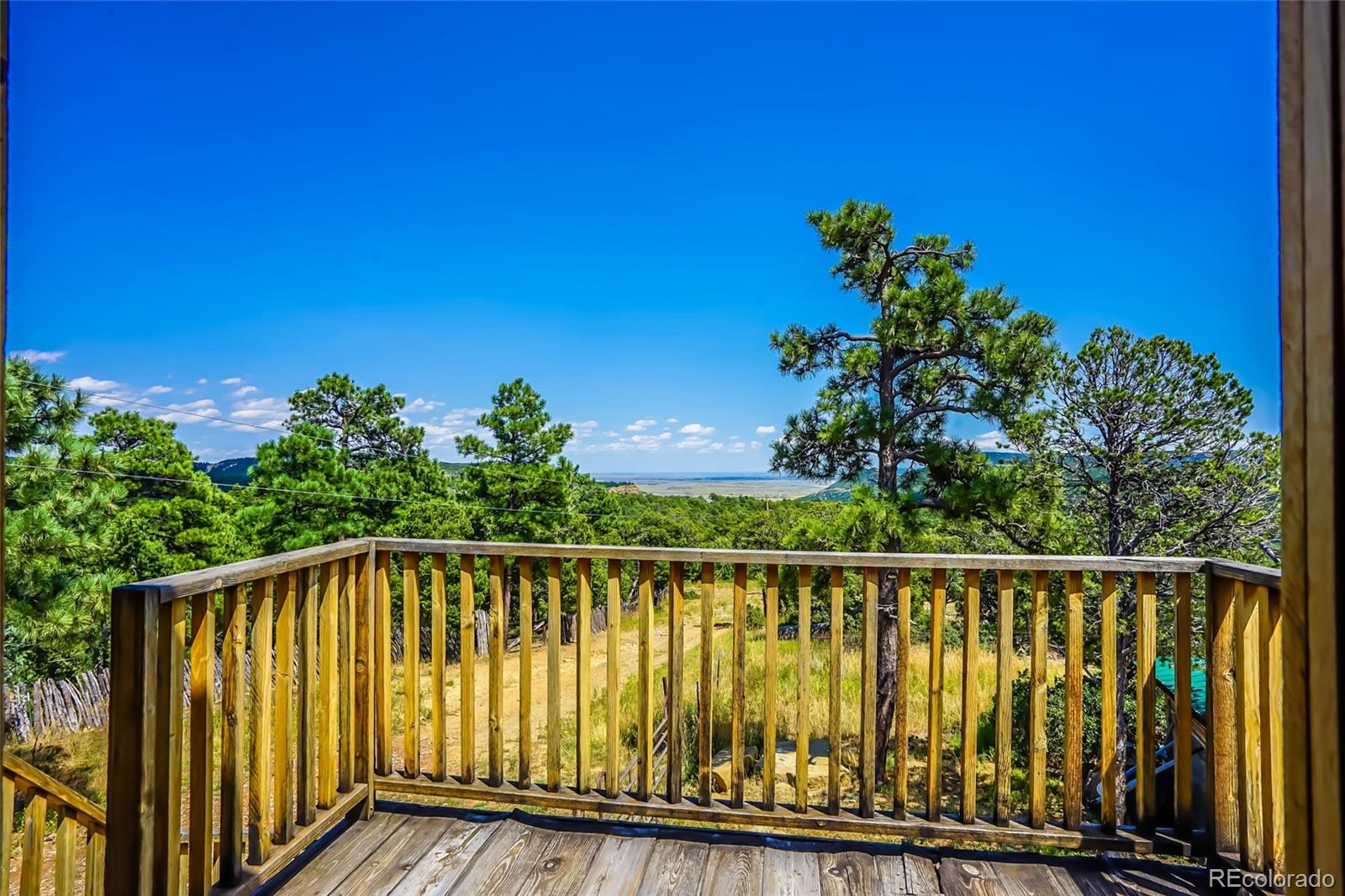 31300 Timber Canyon Road Trinidad, CO 81082 - Photo 37 of 50 a view of balcony with wooden floor