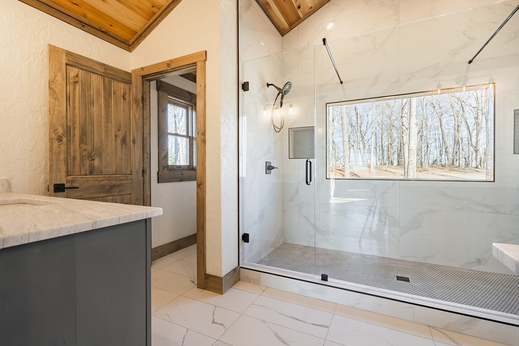 925 Heards Ridge Morganton, GA 30560 - Photo 42 of 70 a bathroom with a shower and a sink