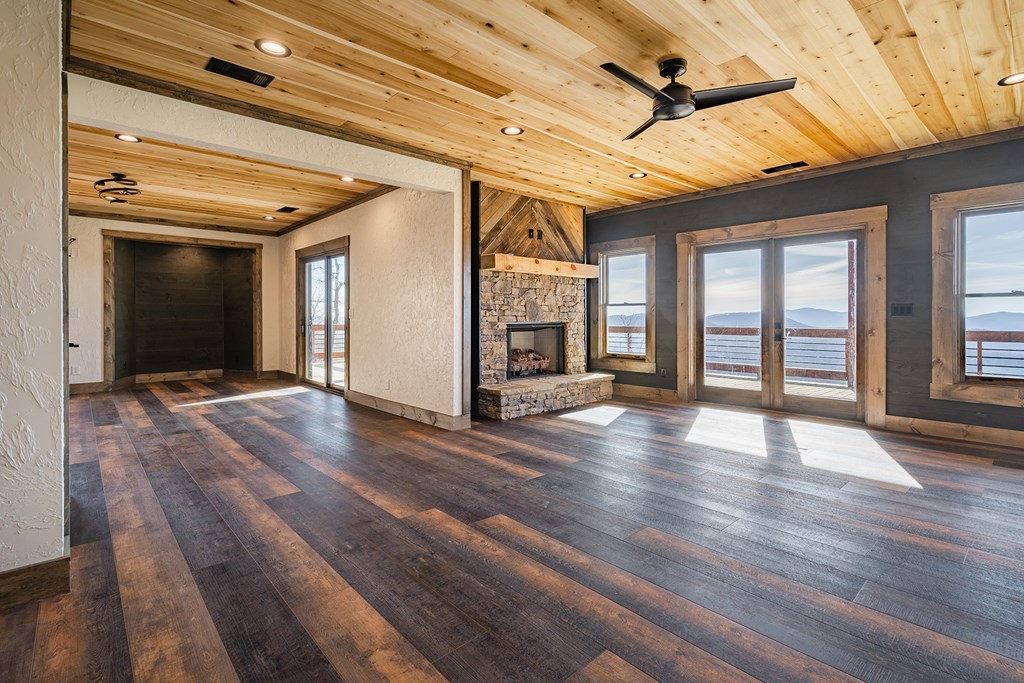 925 Heards Ridge Morganton, GA 30560 - Photo 52 of 70 a view of a hall with wooden floor