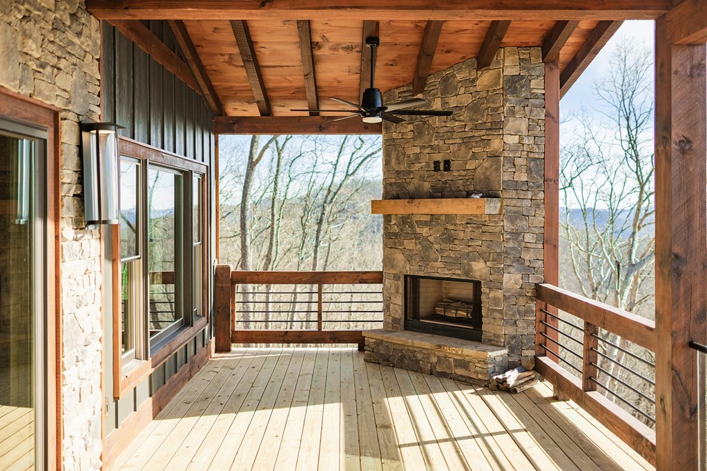 925 Heards Ridge Morganton, GA 30560 - Photo 62 of 70 a view of a porch with a floor to ceiling window