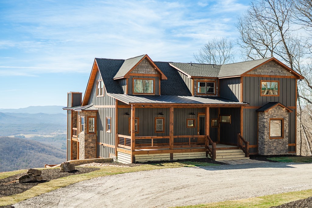 925 Heards Ridge Morganton, GA 30560 - Photo 68 of 70 a front view of a house with a porch