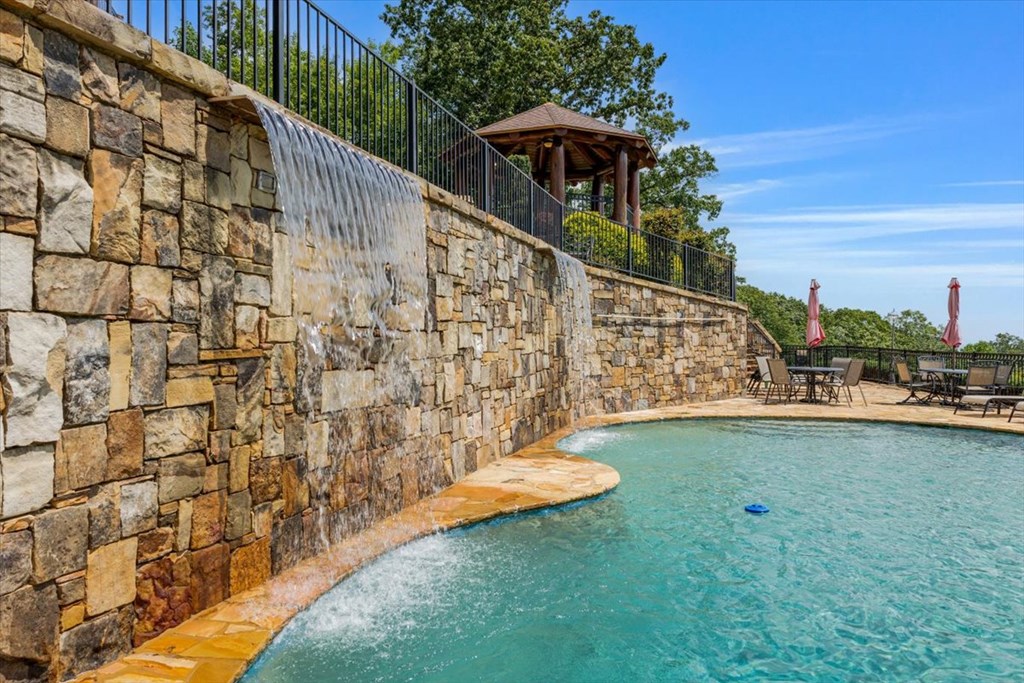 373 Rising Star Lane Mineral Bluff, GA 30559 - Photo 33 of 98 a view of swimming pool from a balcony