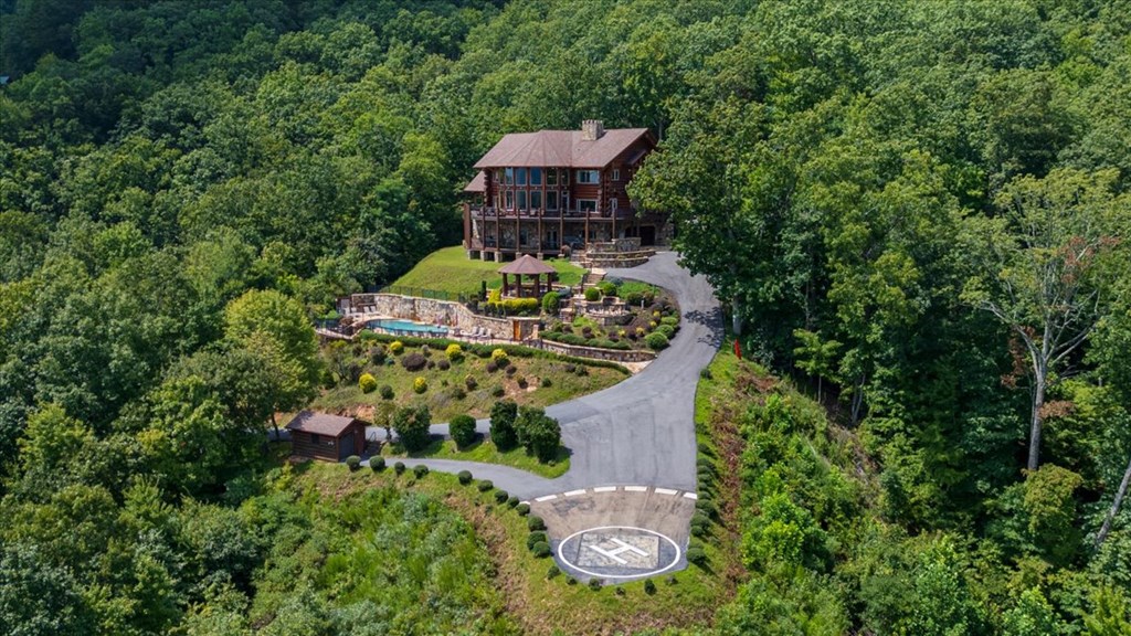 373 Rising Star Lane Mineral Bluff, GA 30559 - Photo 5 of 98 an aerial view of a house with outdoor space sitting space