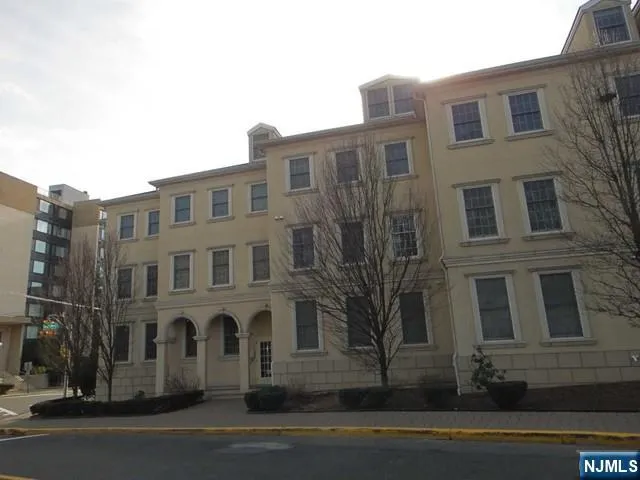 a view of a white building