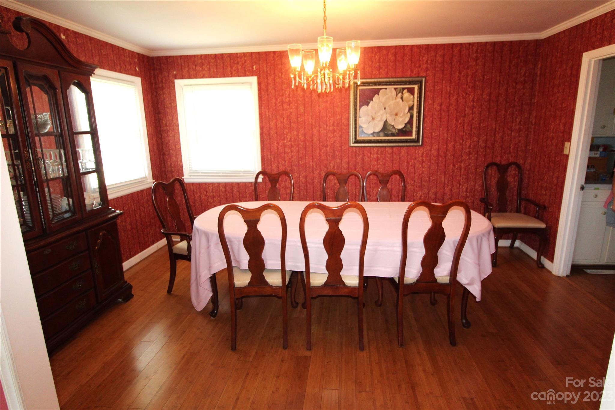 854 Wilmoth Road Clover, SC 29710 - Photo 6 of 33 a view of a dining room with furniture window and wooden floor