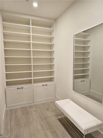 a bathroom with a bathtub and sink