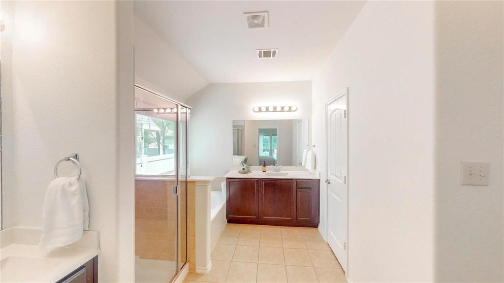 1808 Dr Sanders Road Providence Village, TX 76227 - Photo 17 of 31 a view of hall way with mirror