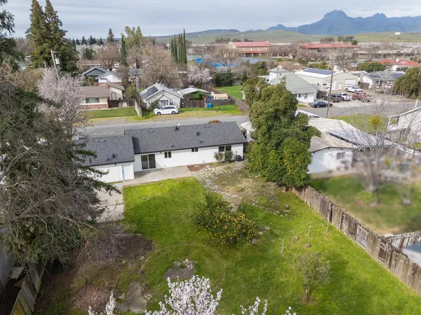 a view of lake with mountain