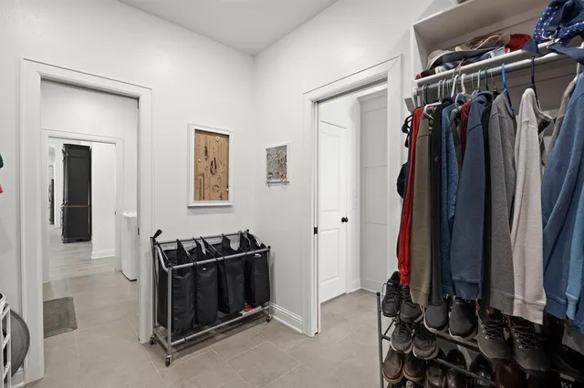 a room with lots of storage and utility