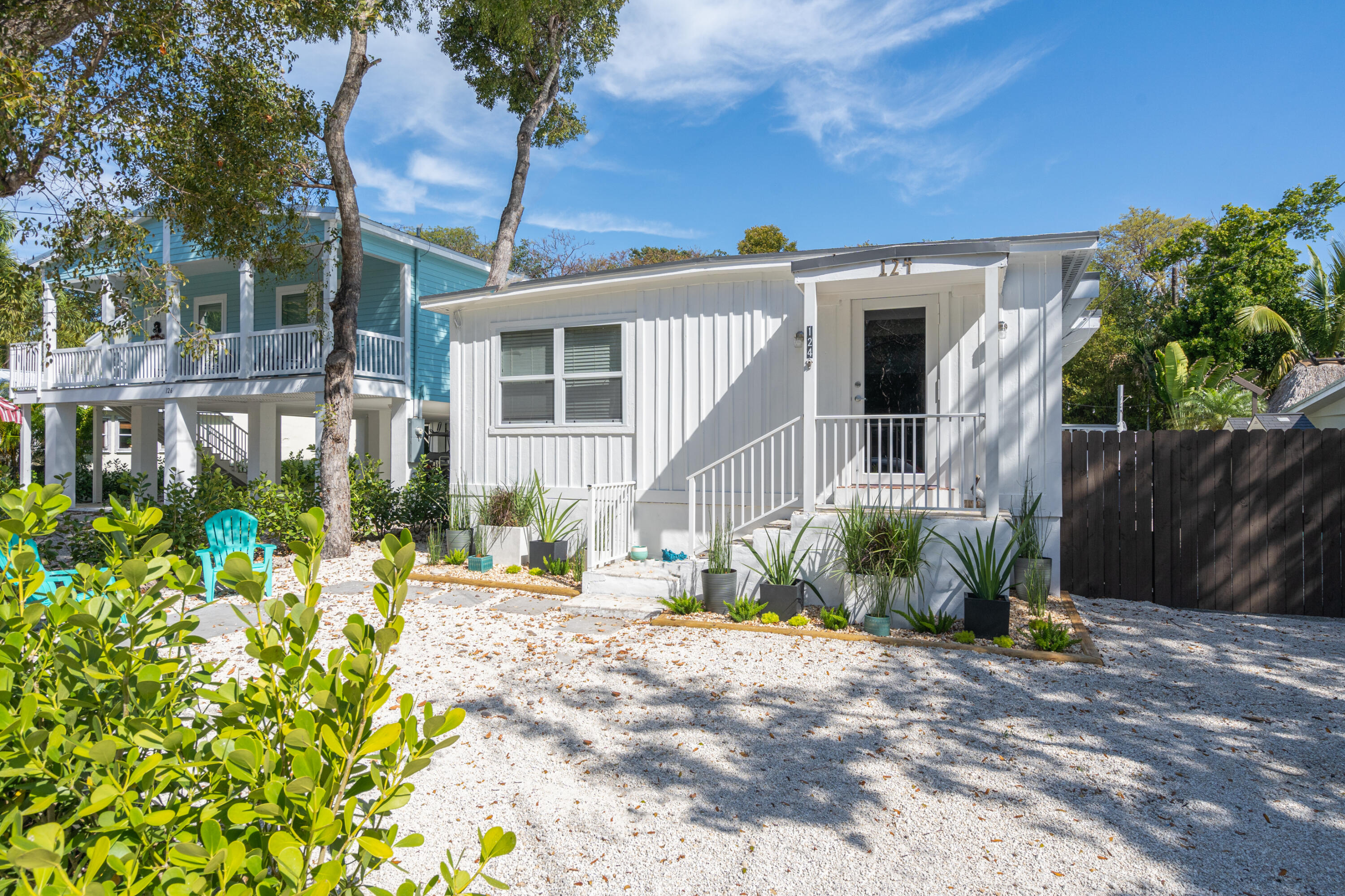 124 South Bay Harbor Drive Key Largo, FL 33037 - Photo 1 of 28 a view of a house with a yard