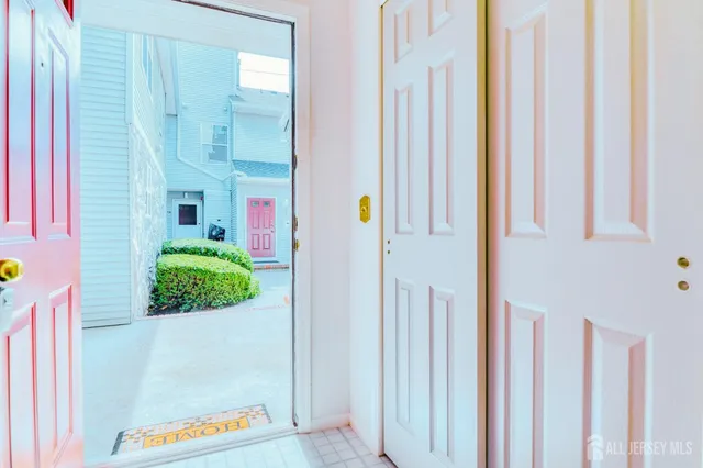 a front view of a house with entryway