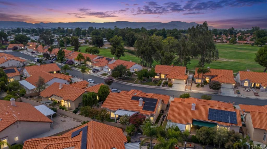 1999 Pecan Tree Street Hemet, CA 92545 - Photo 23 of 38 an aerial view of residential houses with outdoor space and river