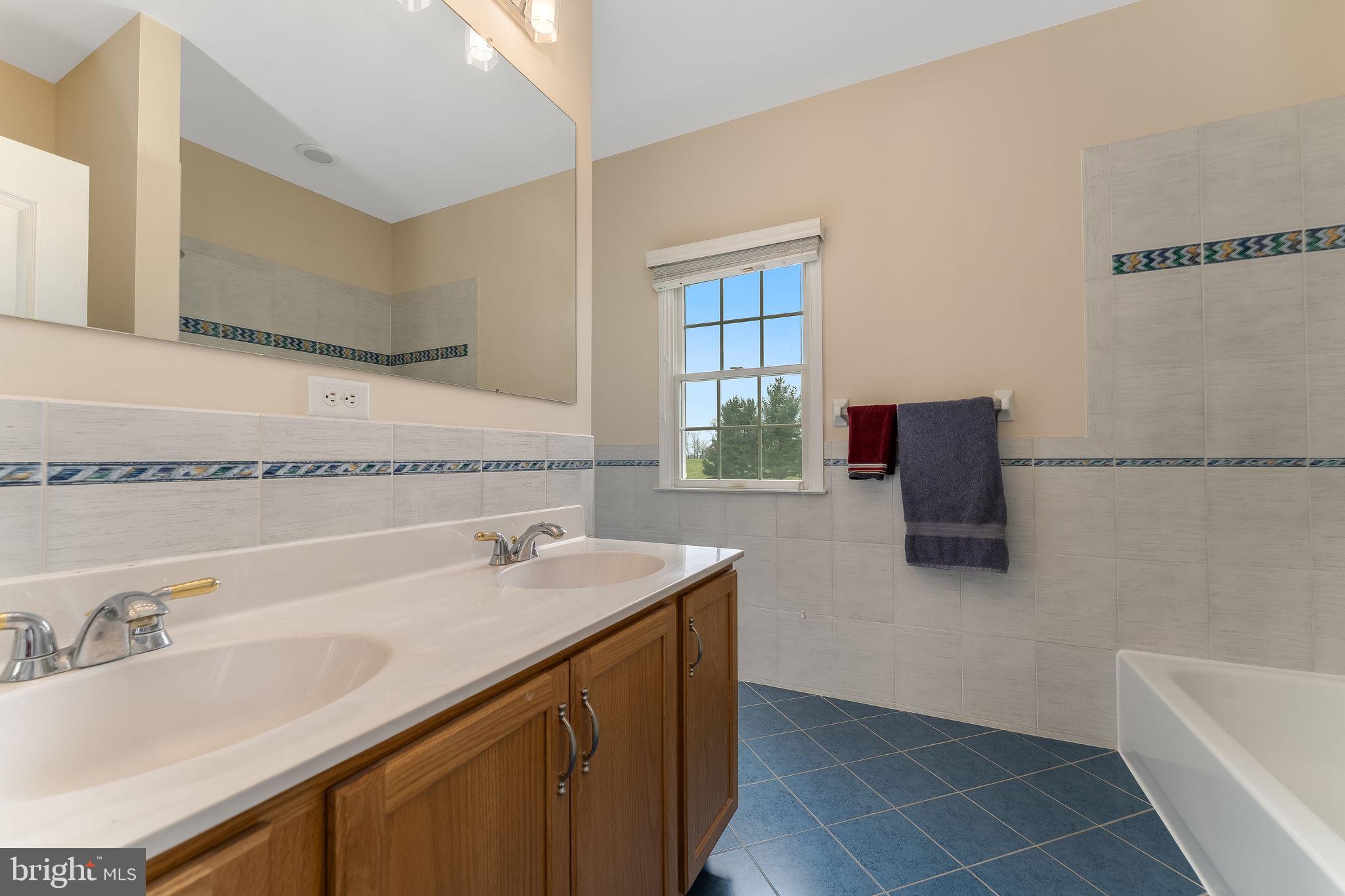 11 Baker Way Pennington, NJ 08534 - Photo 31 of 41 a bathroom with a tub sink and mirror
