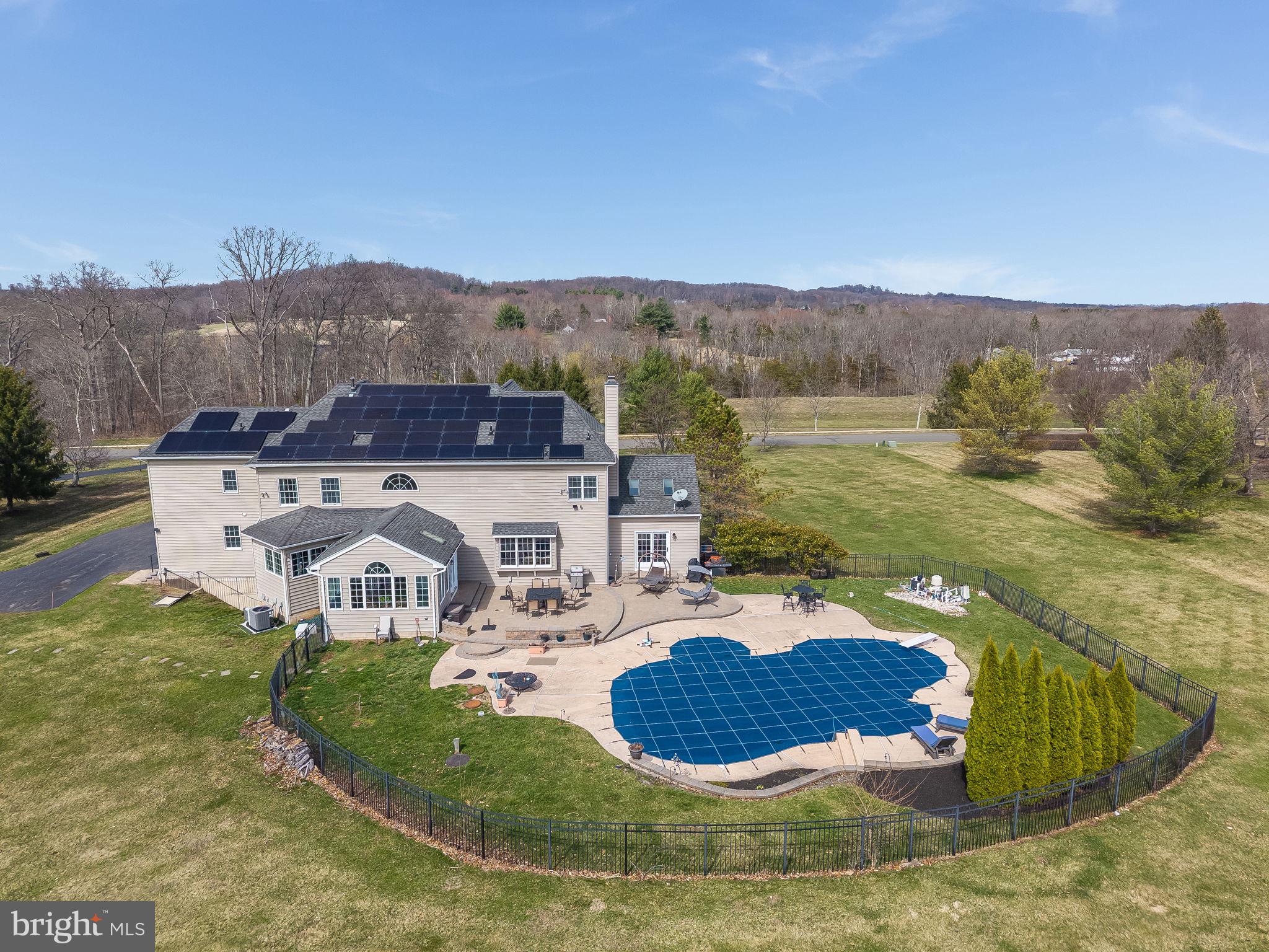 11 Baker Way Pennington, NJ 08534 - Photo 36 of 41 a view of a swimming pool with mountain view