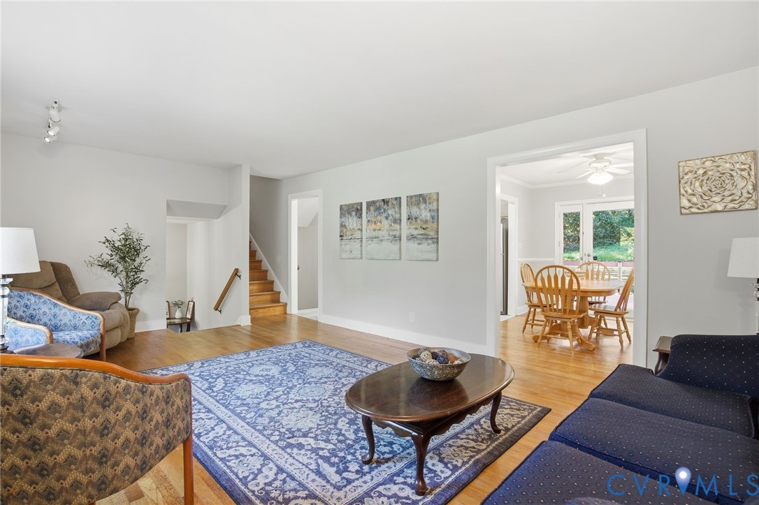 700 Brantley Road North Chesterfield, VA 23235 - Photo 14 of 40 a living room with furniture and wooden floor
