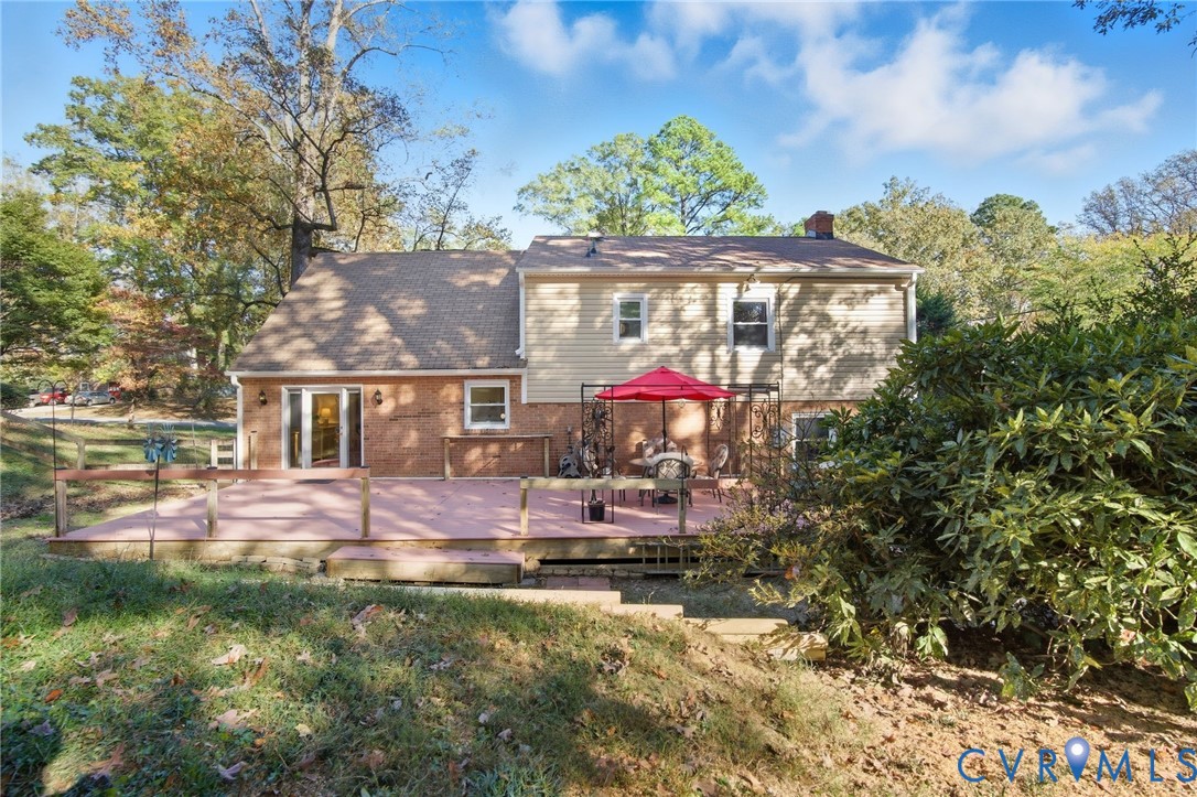 700 Brantley Road North Chesterfield, VA 23235 - Photo 38 of 40 an outdoor view of house with outdoor seating