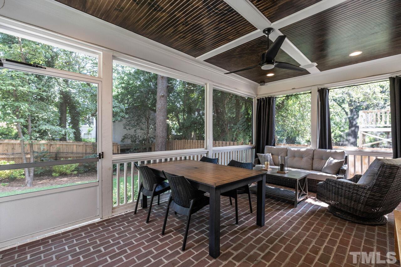 731 New Raleigh, NC 27608 - Photo 25 of 28 a outdoor space with furniture and window