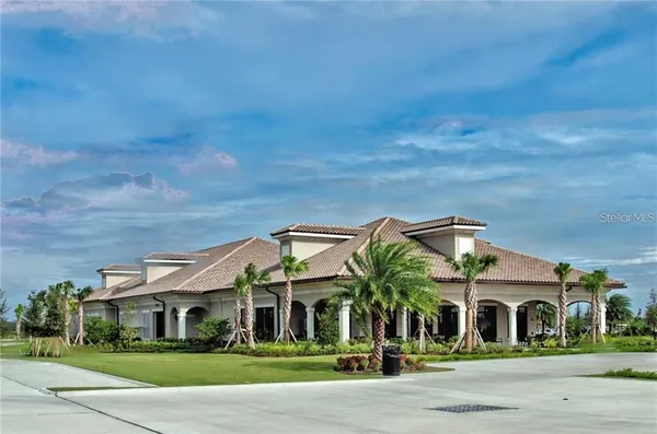 a front view of school