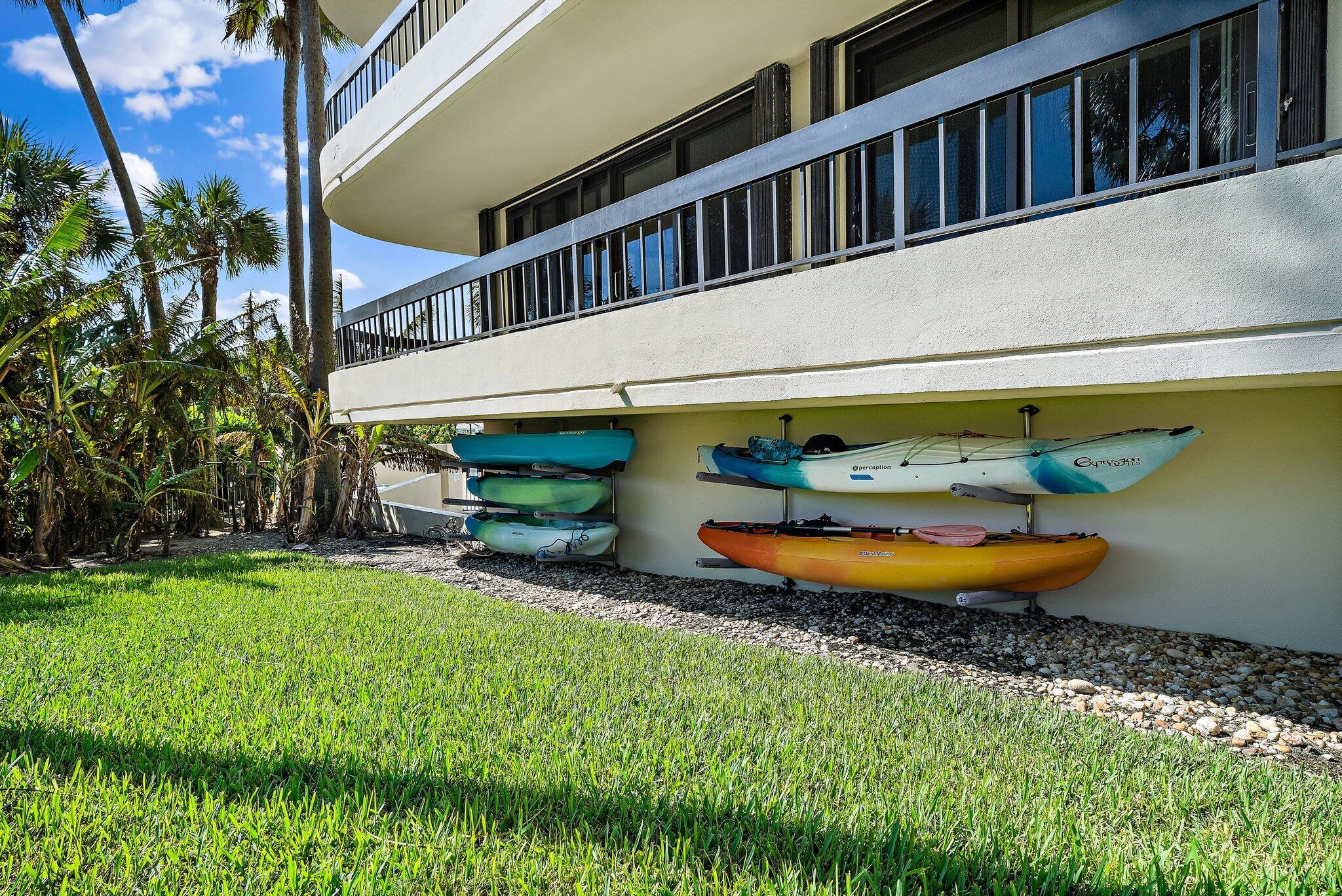 50 South Beach Road, Unit 304 Jupiter, FL 33469 - Photo 66 of 68 Paddle board storage