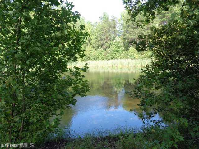 2229 Pannel Road Madison, NC 27025 - Photo 1 of 16 Exterior Front. One of the 2 ponds with bass and other fish. Surrounded by beautiful hardwoods. Great place to build your dream home.