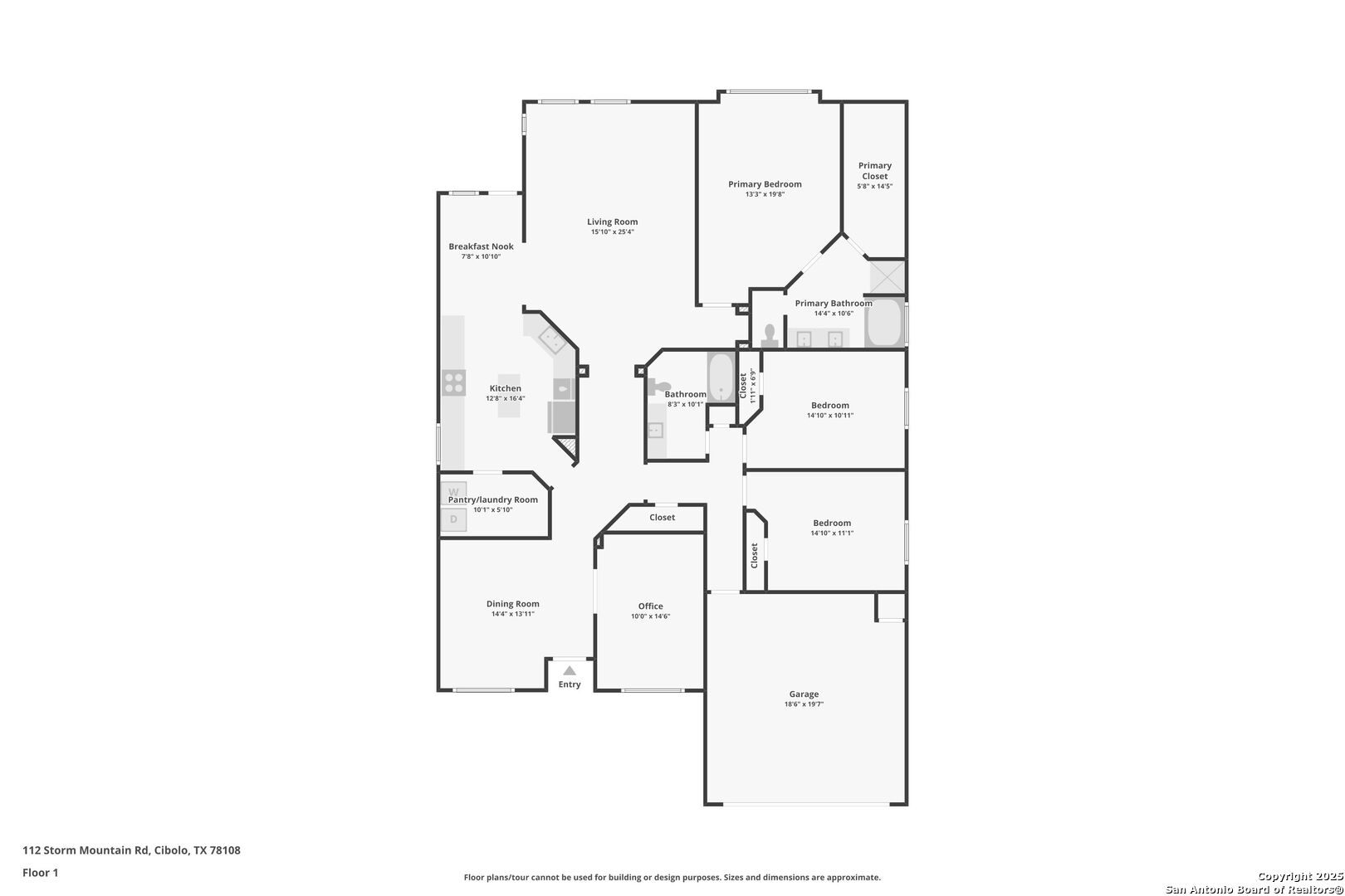 112 Storm Mountain Cibolo, TX 78108 - Photo 34 of 34 a picture of a floor plan