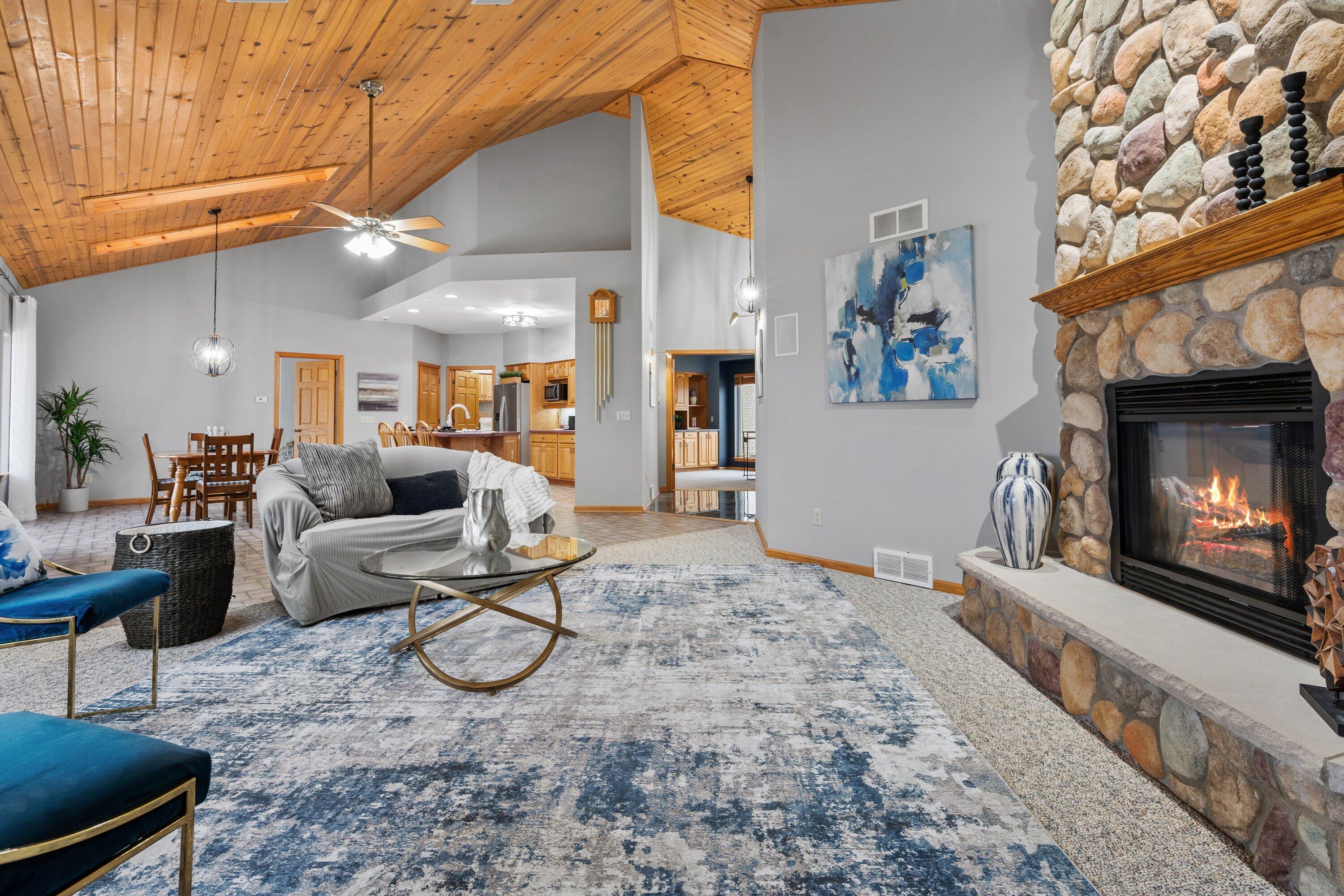 439 92nd Street Raymond, WI 53126 - Photo 13 of 40 Great room into kitchen