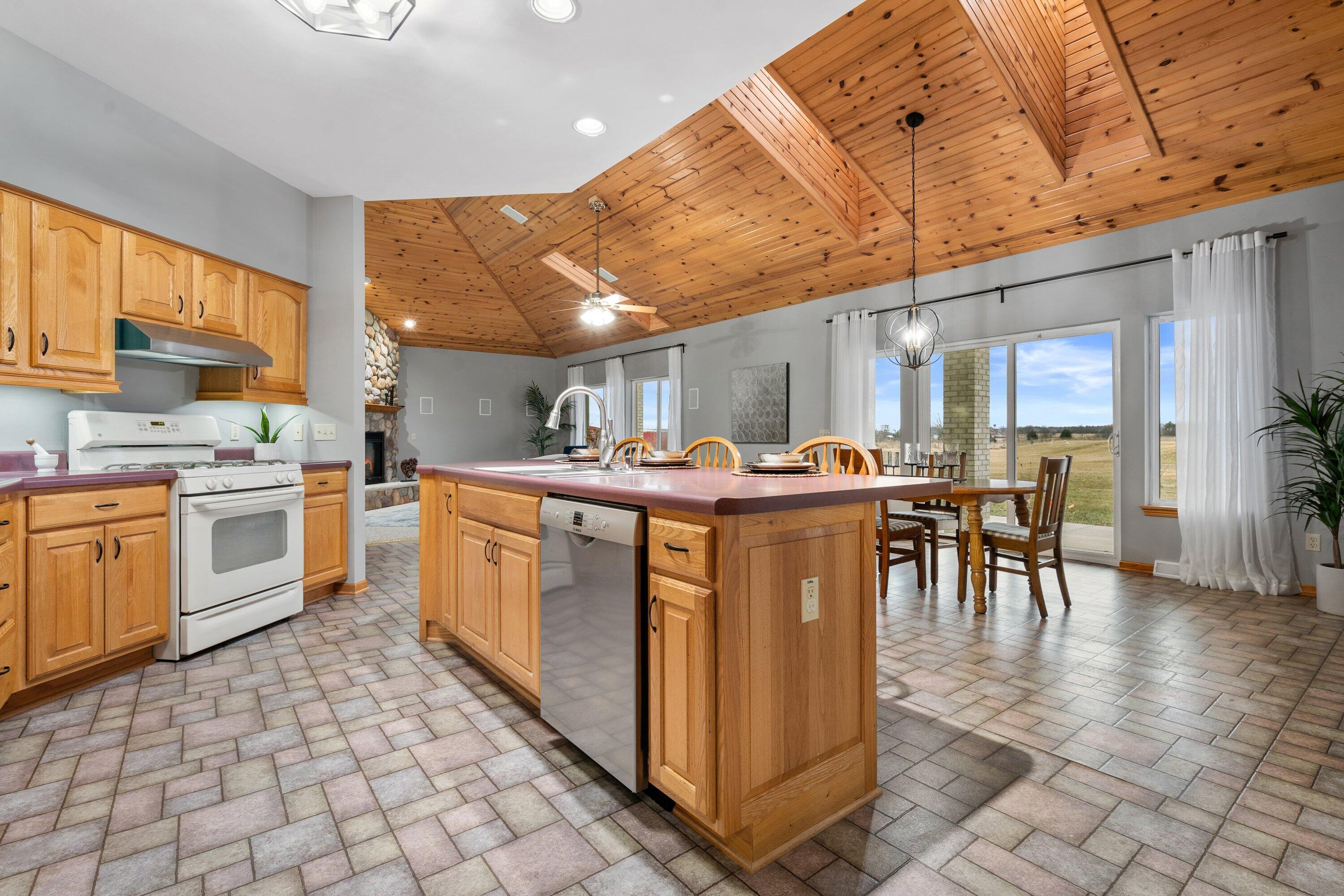 439 92nd Street Raymond, WI 53126 - Photo 19 of 40 Kitchen view to great room