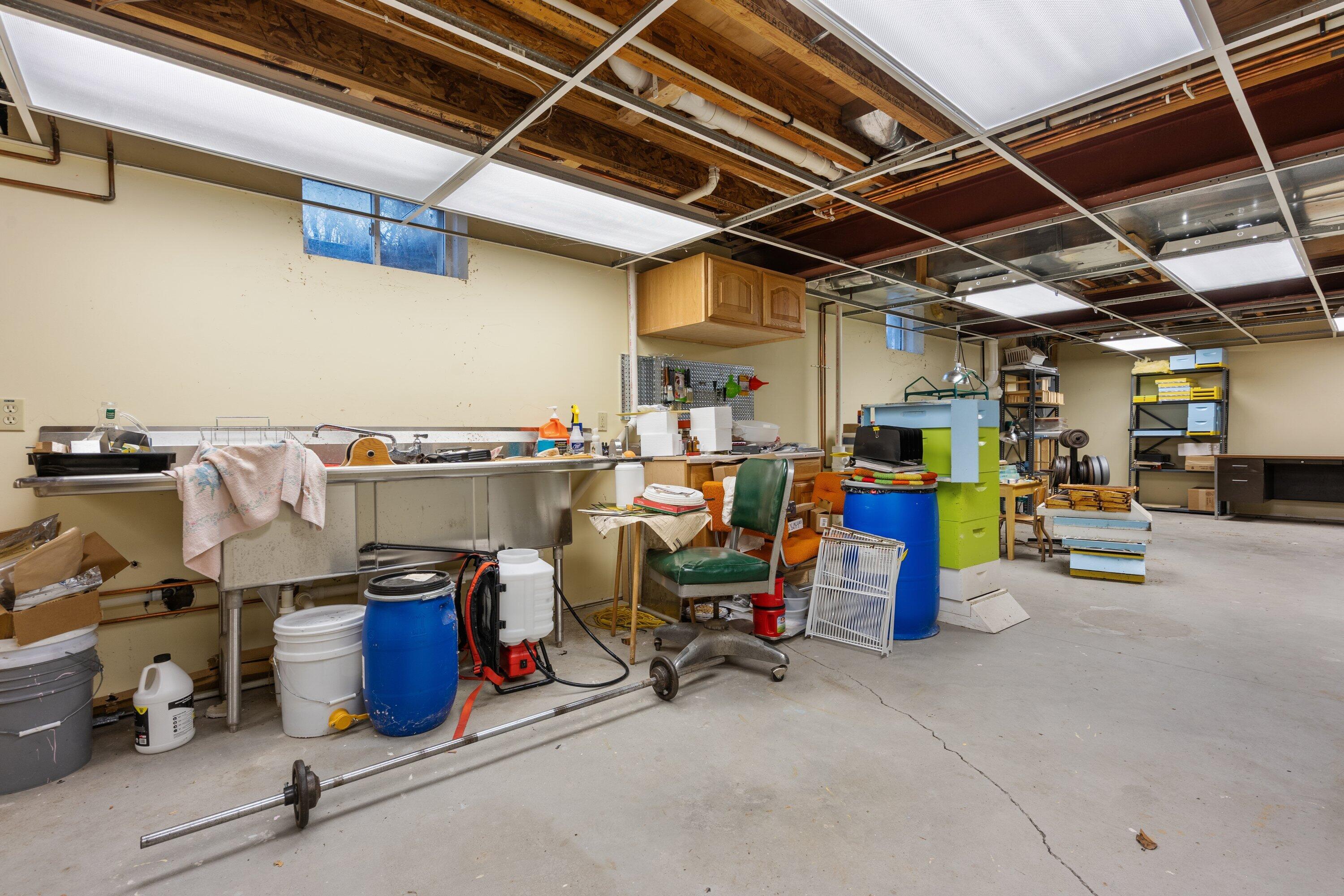 439 92nd Street Raymond, WI 53126 - Photo 29 of 40 Bonn basement kitchen area