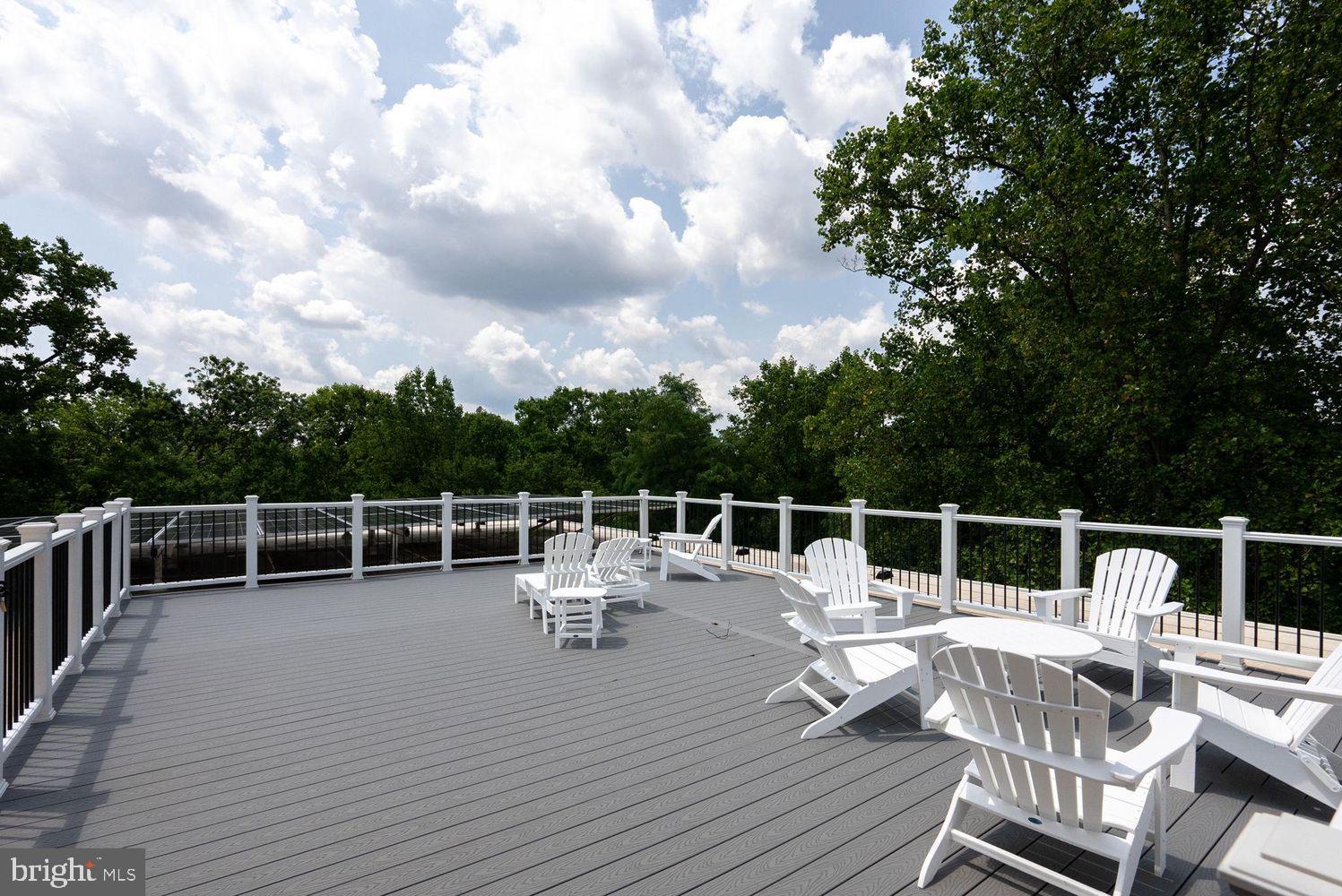 4100 W Street Northwest, Unit 306 Washington, DC 20007 - Photo 20 of 23 a view of roof deck with seating space