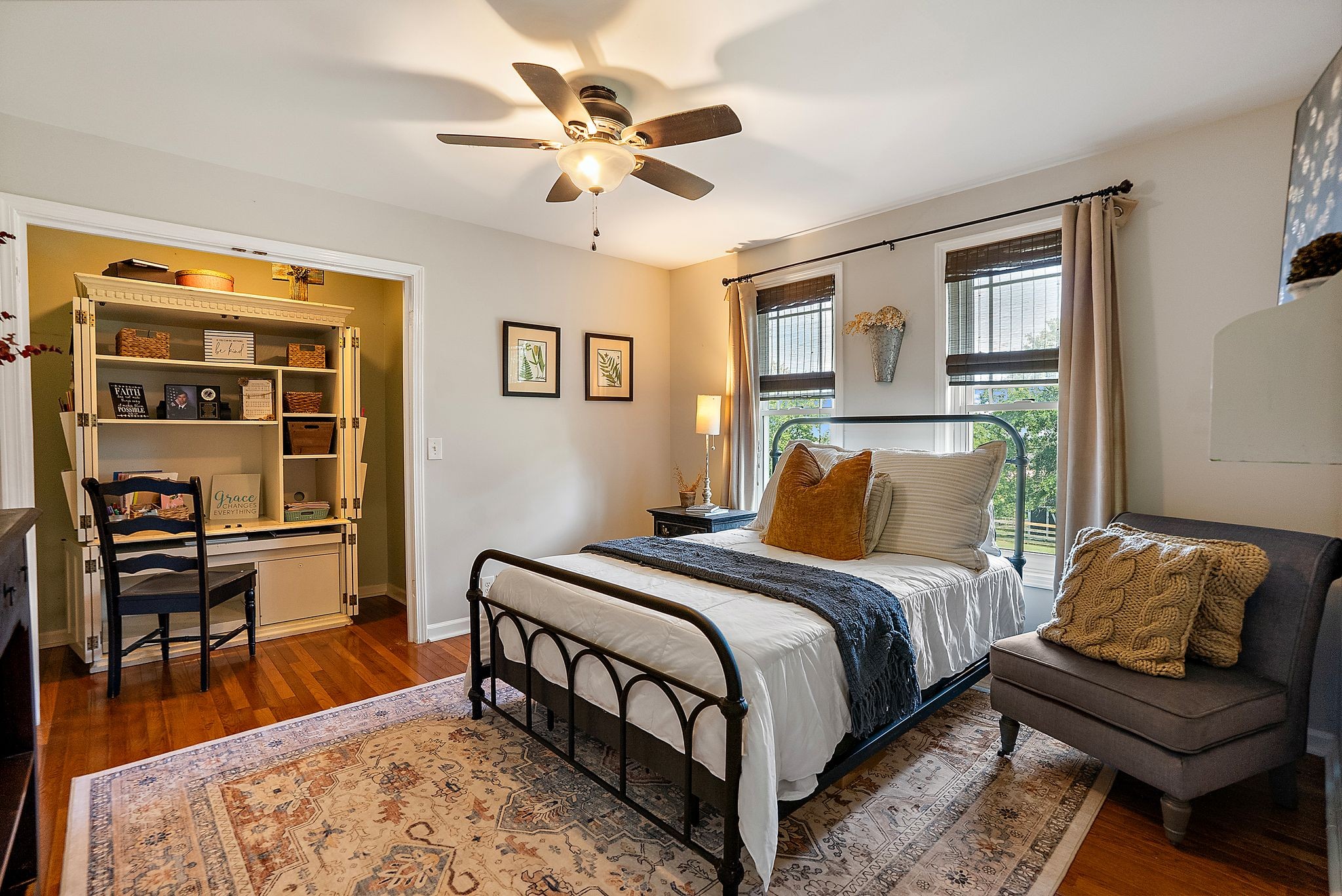1633 Saundersville Road Hendersonville, TN 37075 - Photo 35 of 71 a bedroom with a bed and wooden floor