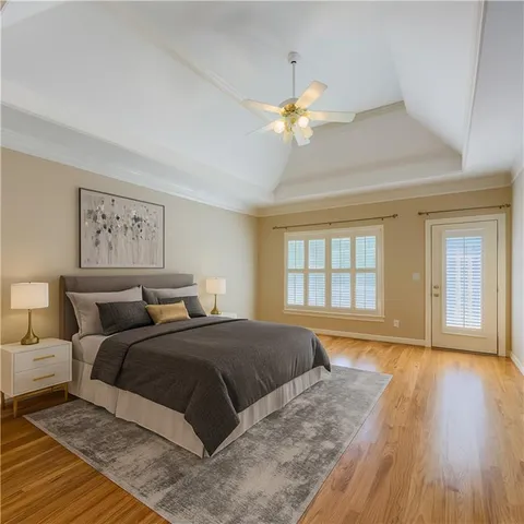 a bathroom with a double vanity sink mirror and shower
