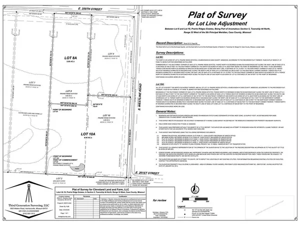 $129,950 | Lot 8 259th Street, Cleveland, MO 64734