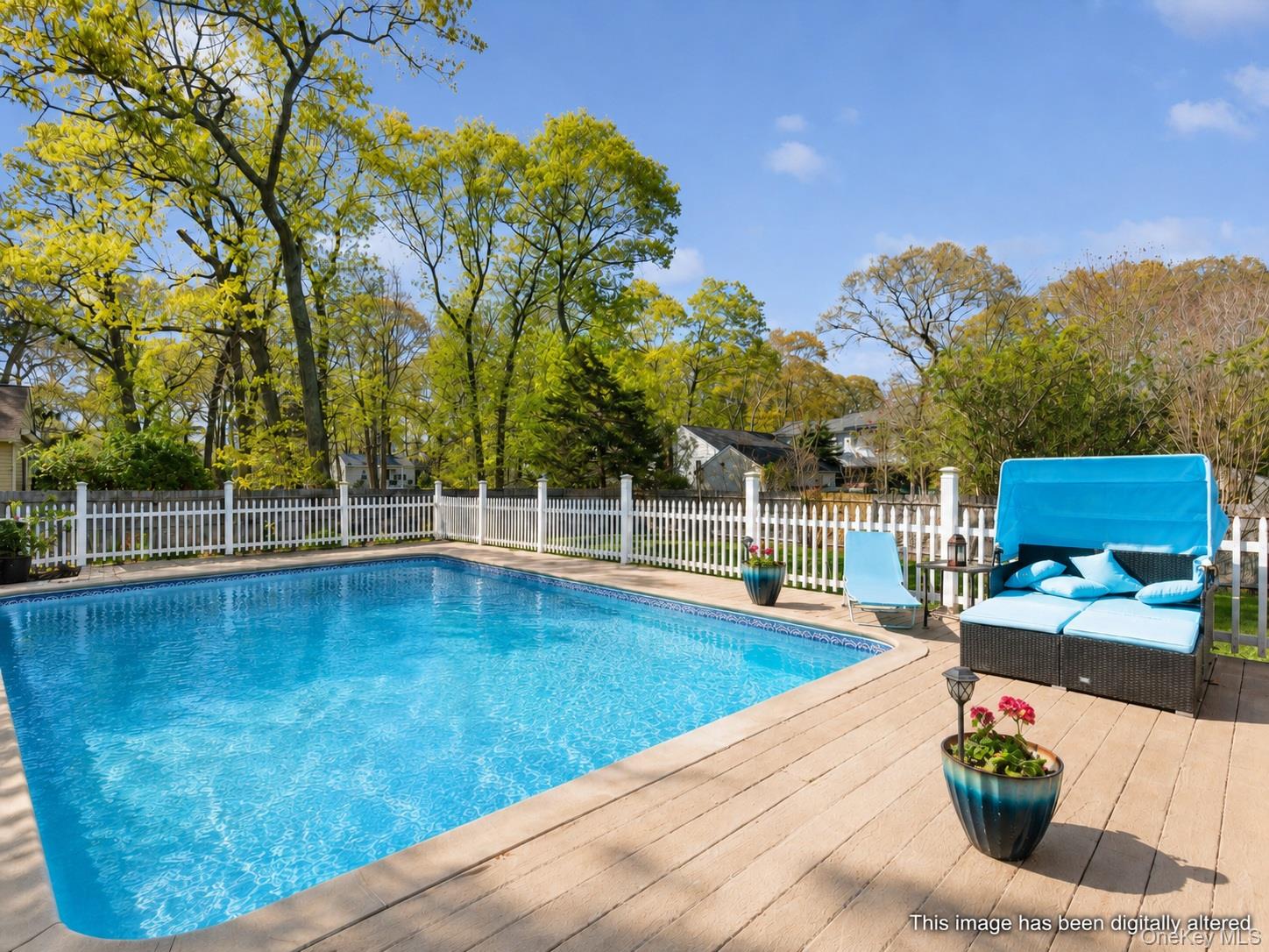 5045 Main Bayview Road Southold, NY 11971 - Photo 24 of 30 a view of a swimming pool with a patio