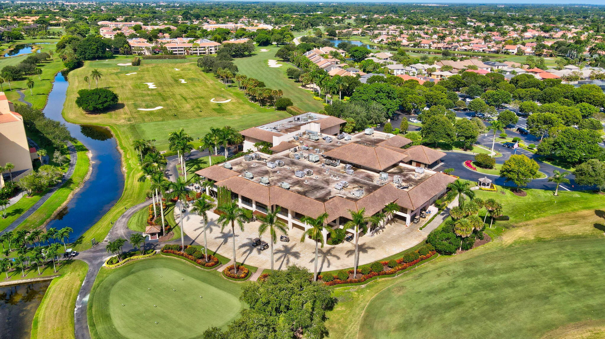 7194 Promenade Drive, Unit 102 Boca Raton, FL 33433 - Photo 41 of 56 an aerial view of residential houses with outdoor space