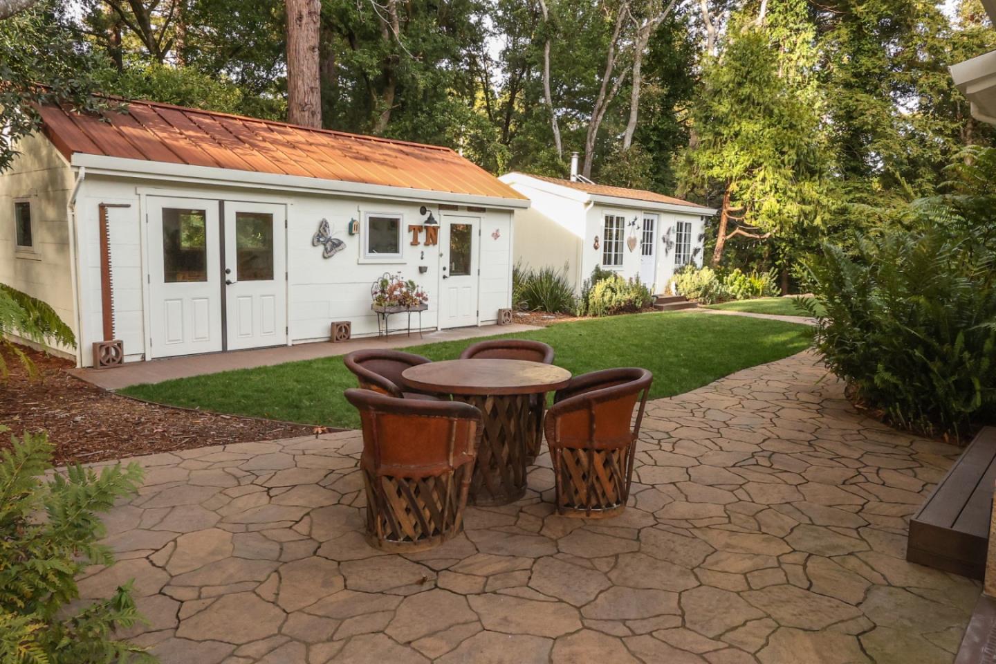 3247 Soquel San Jose Road Soquel, CA 95073 - Photo 13 of 34 a view of a house with backyard sitting area and garden