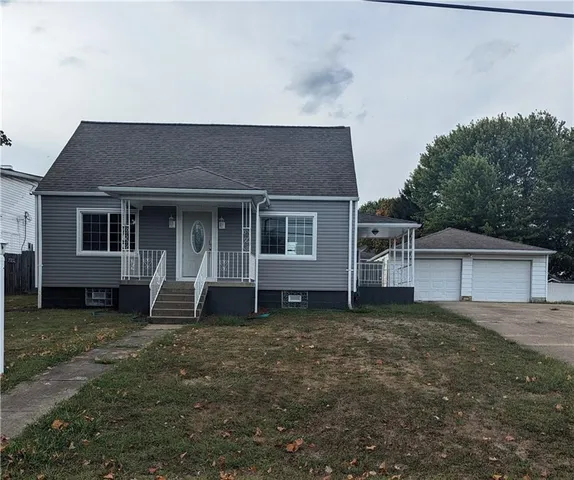 a house that has a backyard