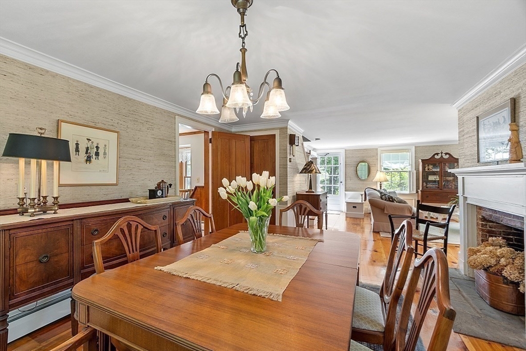15 Osgood Road Sterling, MA 01564 - Photo 12 of 31 a view of a dining room kitchen furniture and a chandelier