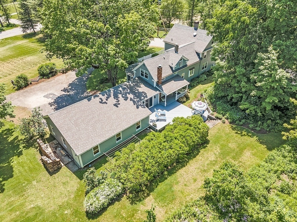 15 Osgood Road Sterling, MA 01564 - Photo 28 of 31 an aerial view of a house with a yard and lake view