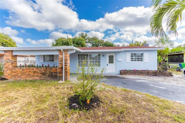 a view of a house with a patio