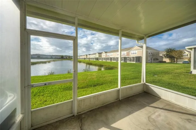 a view of an outdoor space and balcony