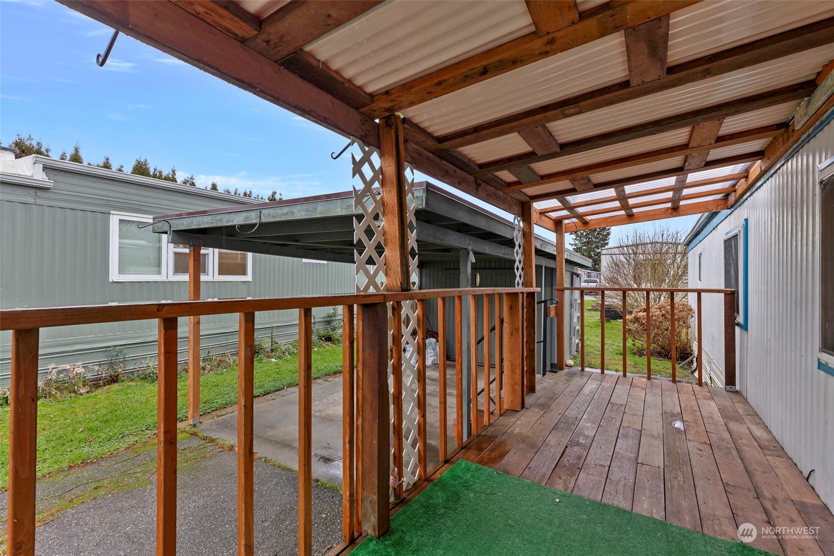 2522 Old Highway 99 South Road, Unit 23 Mount Vernon, WA 98273 - Photo 8 of 22 a view of porch with wooden floor